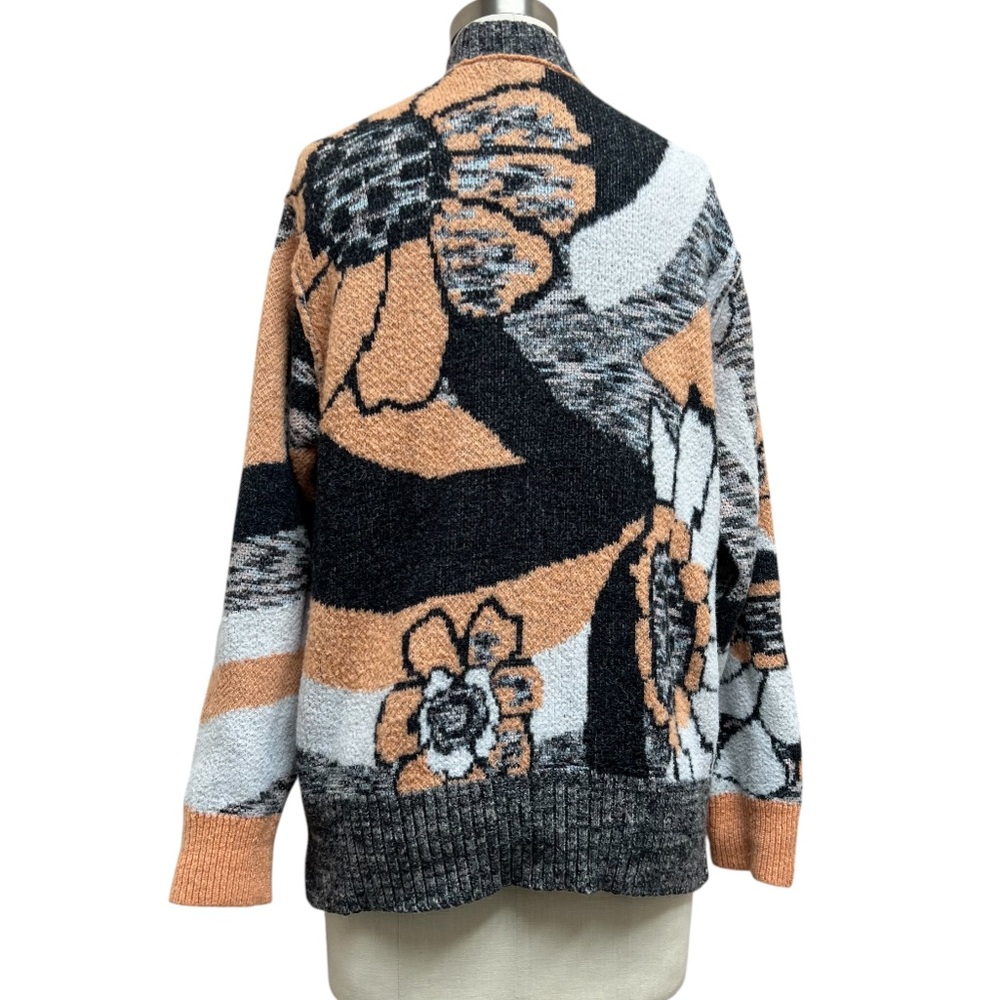 Free People August Knit Floral Oversized Cardigan - Picture 6 of 9